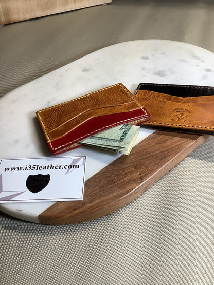 I-35 Leather - Minimalist Wallet - Multiangle