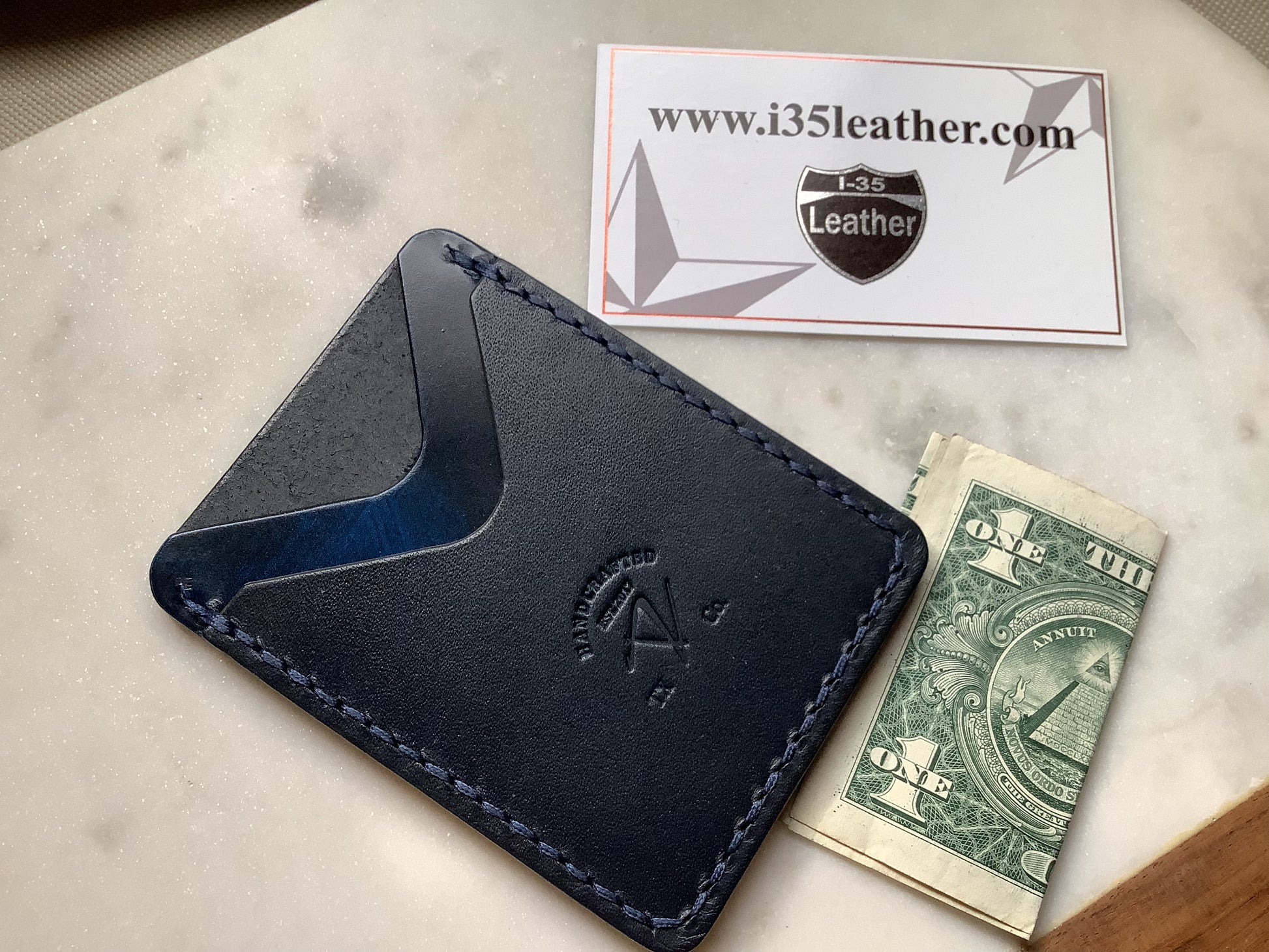 Duo Minimalist Wallet - I-35 Leather