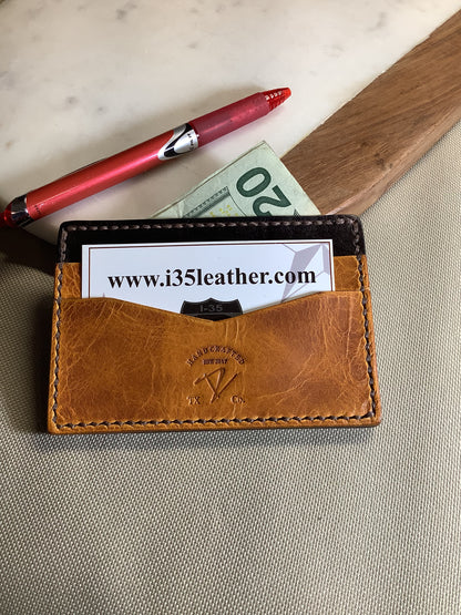 I-35 Leather - Minimalist Wallet - Multiangle