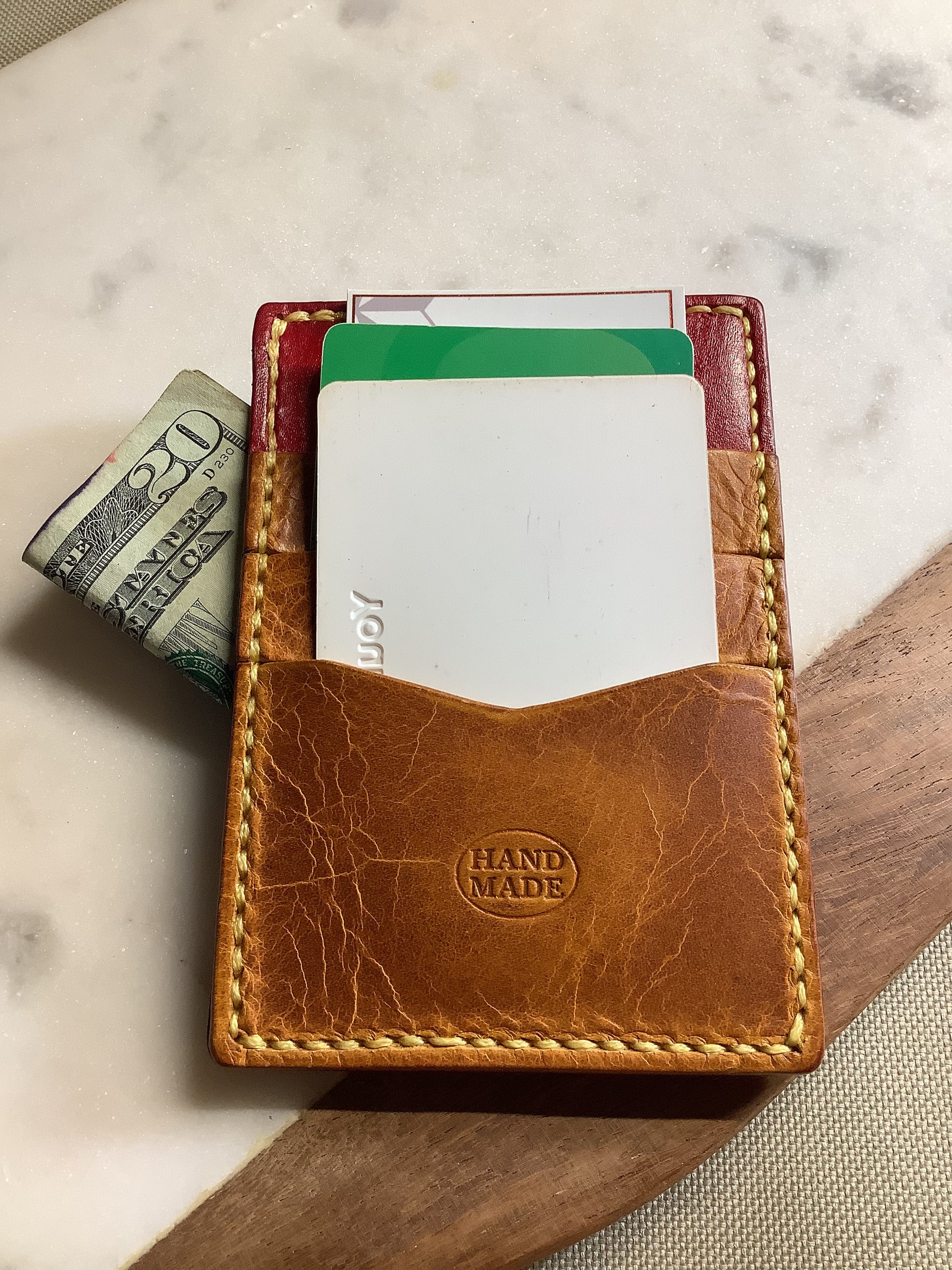 I-35 Leather - Minimalist Wallet - Multiangle