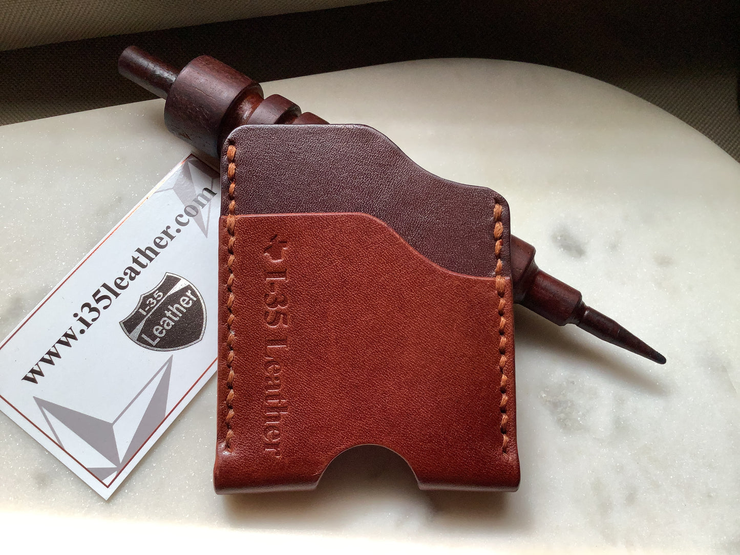 Triad Minimalist Wallet - I-35 Leather