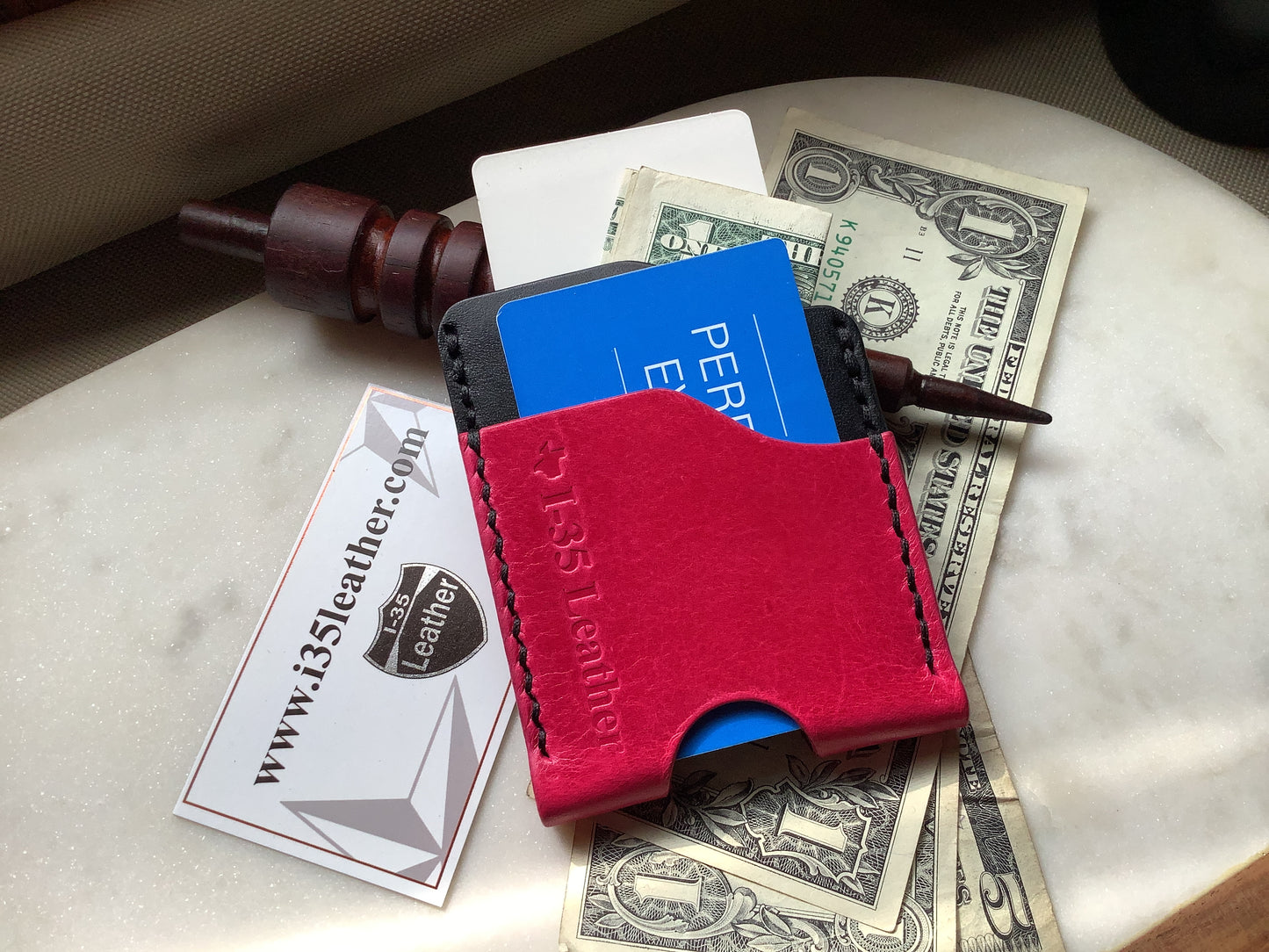 Triad Minimalist Wallet - I-35 Leather