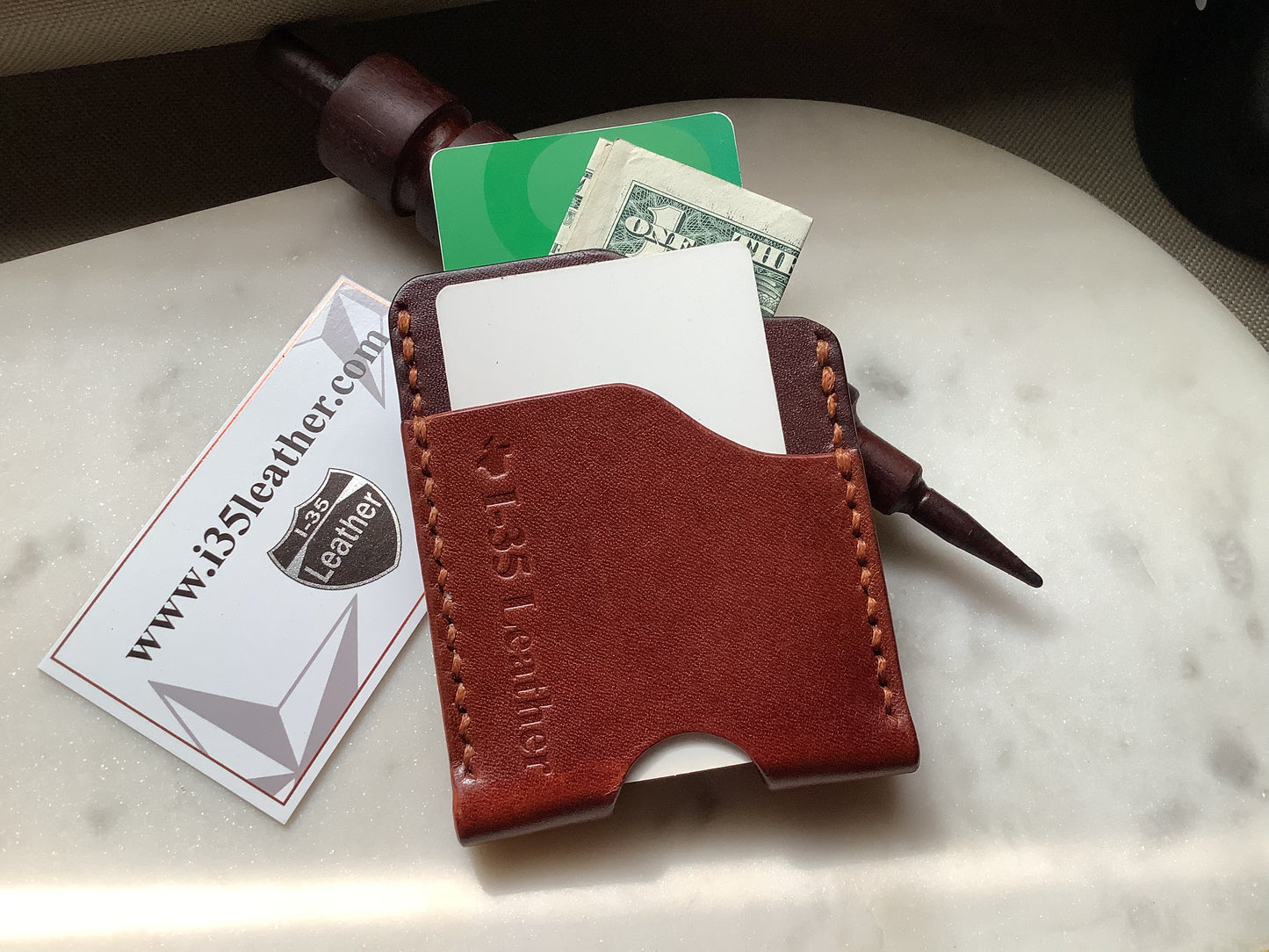 Triad Minimalist Wallet - I-35 Leather